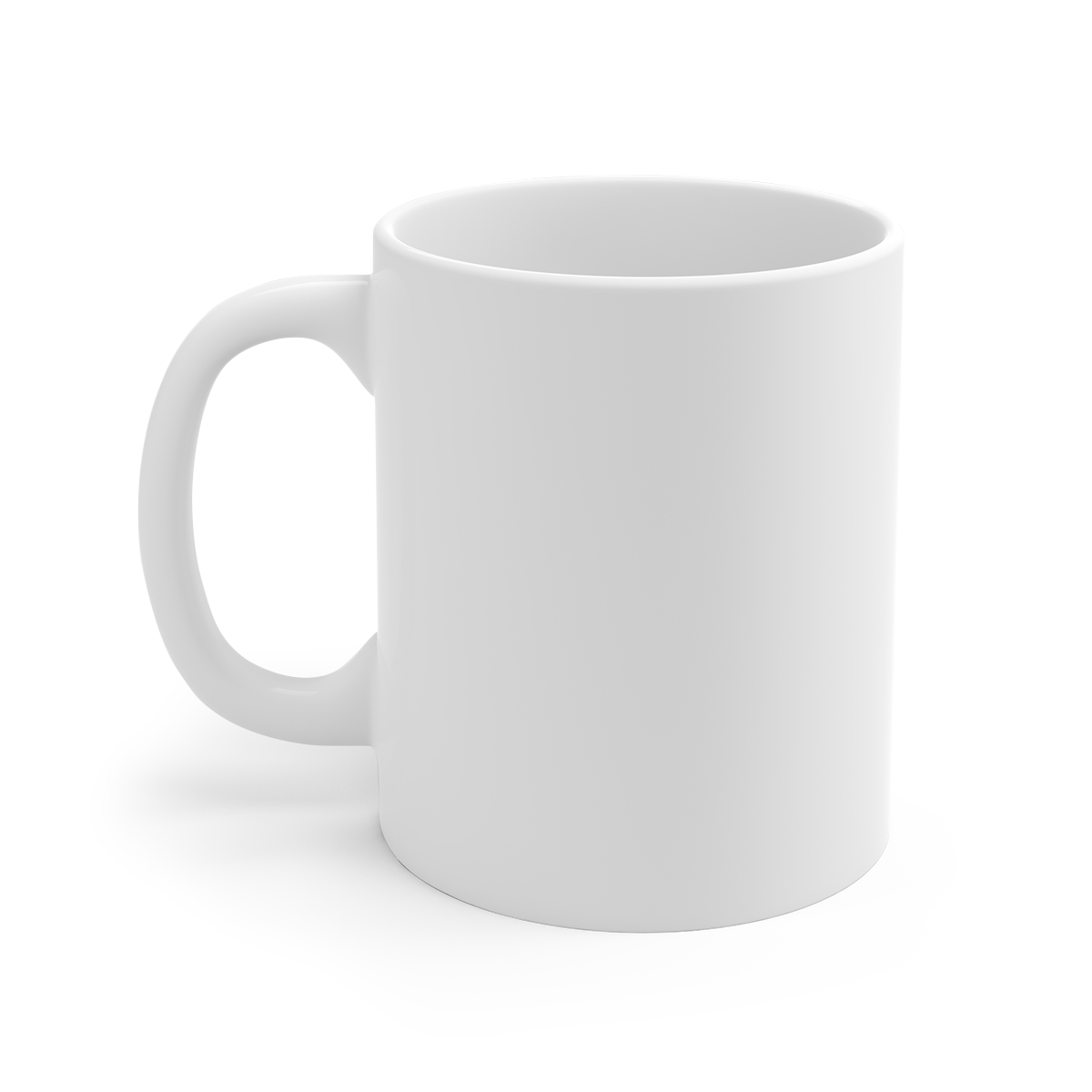 The Ezra Klein Show "Curiosity, Clarity, Complexity" White Mug - alternate angle 2, merchandise