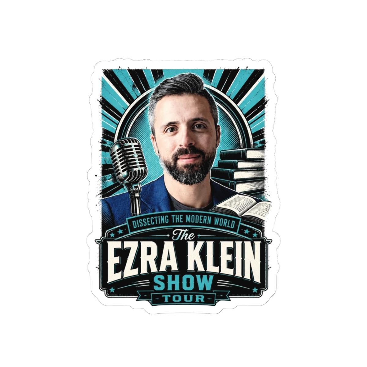 The Ezra Klein Show "The Ezra Klein Show Tour" Sticker - alternate angle 2, merchandise
